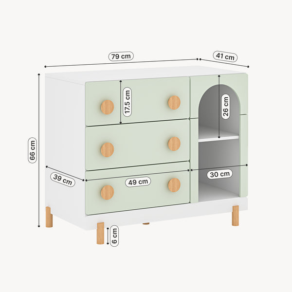 Commode enfant Vaarentaa [en.casa]