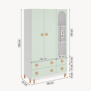 Armoire enfant Vaarentaa [en.casa]