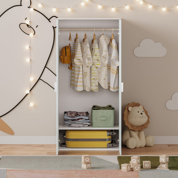 Armoire à vêtements pour enfants Sandnes 123x60x40 cm [en.casa]