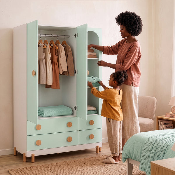 Armoire enfant Vaarentaa [en.casa]