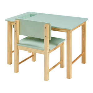 Bureau d'enfant avec chaise Skjåk [en.casa]