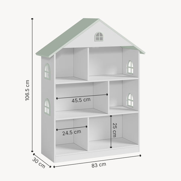 Bibliothèque pour enfants Vipsali 107 x 83 x 30 cm [en.casa]
