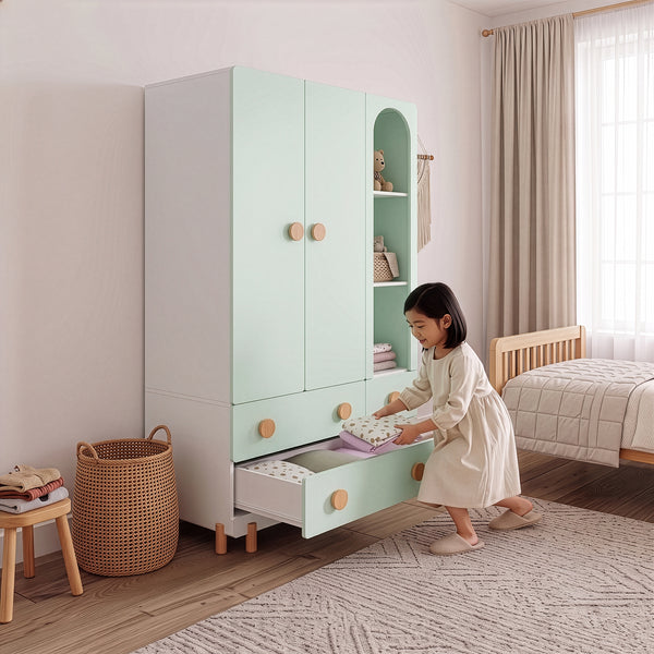Armoire enfant Vaarentaa [en.casa]