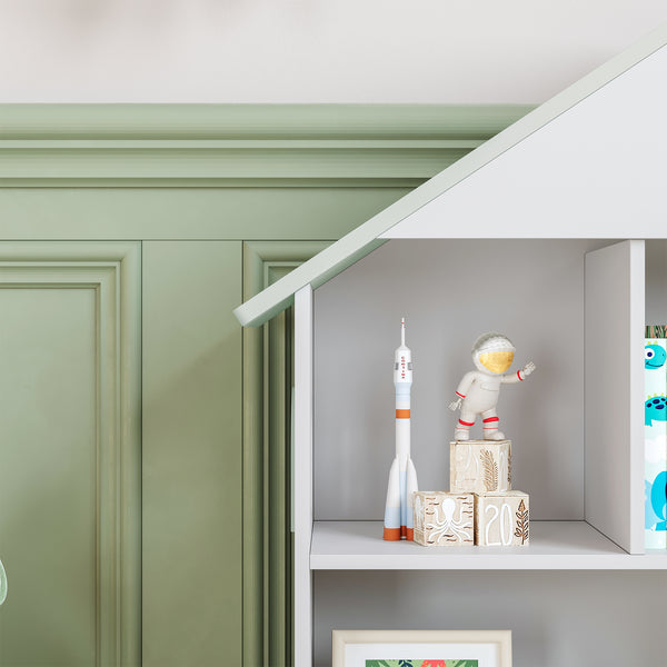 Bibliothèque pour enfants Vipsali 107 x 83 x 30 cm [en.casa]
