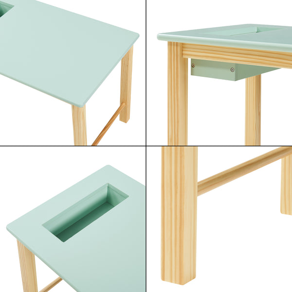 Bureau d'enfant avec chaise Skjåk [en.casa]