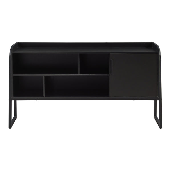 Ensemble de meubles Storfjord noir [en.casa]