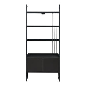 Ensemble de meubles Storfjord noir [en.casa]