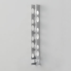 Étagère à vin Pfalz en acier inoxydable en.casa