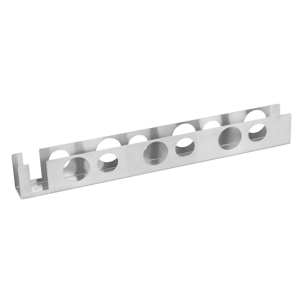 Étagère à vin Pfalz en acier inoxydable en.casa