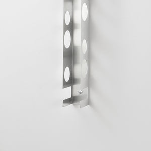 Étagère à vin Pfalz en acier inoxydable en.casa