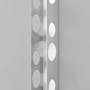 Étagère à vin Pfalz en acier inoxydable en.casa