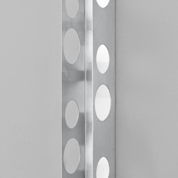 Étagère à vin Pfalz en acier inoxydable en.casa