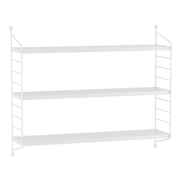 Étagère murale Strängnäs à 3 niveaux réglables 50 x 60 x 15 cm [en.casa]