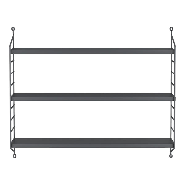 Étagère murale Strängnäs à 3 niveaux modulables 50 x 60 x 15 cm [en.casa]