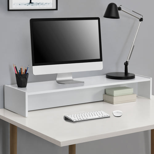 Étagère pour moniteur Flenserg 100x27x15 cm en différentes couleurs en.casa - premiumXL