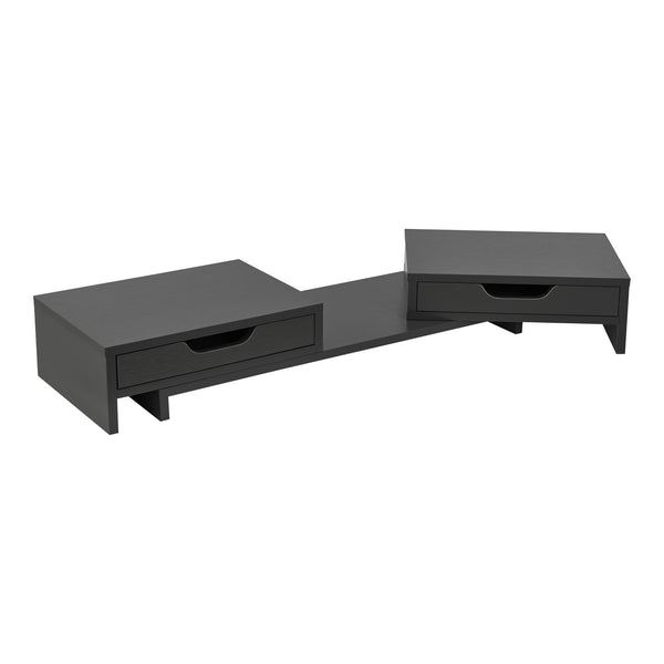 Support de moniteur Marttila avec 2 tiroirs 60x22x11cm en différentes couleurs [en.casa]