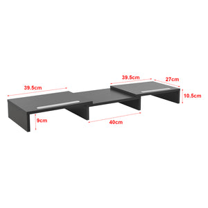 Support de moniteur Vilppula 79x27x10,5cm en différentes couleurs [en.casa]