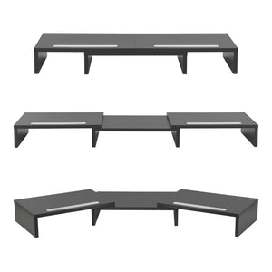 Support de moniteur Vilppula 79x27x10,5cm en différentes couleurs [en.casa]