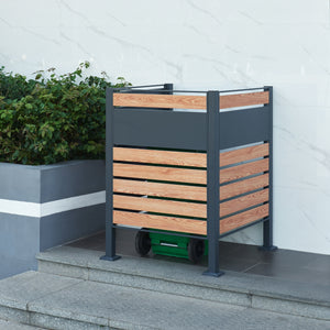 Mülltonnenzaun Uusikaupunki [en.casa] - premiumXL