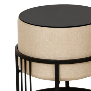 Lot de 2 poufs empilables Tas multifonctionnel [en.casa]