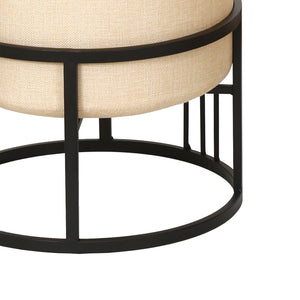 Lot de 2 poufs empilables Tas multifonctionnel [en.casa]