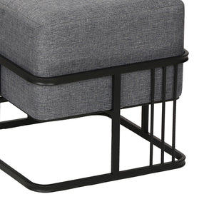 Lot de 2 poufs empilables Tas multifonctionnel [en.casa]