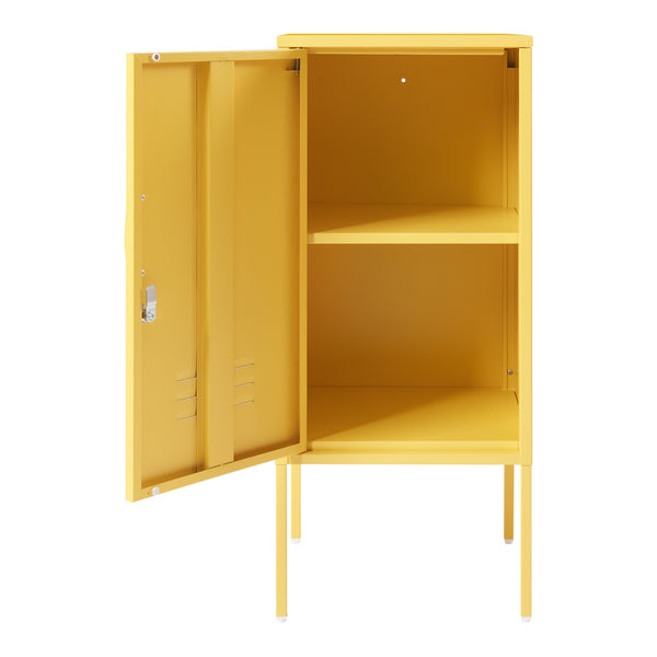 Table de chevet Hausjärvi acier 82 x 35 x 35 cm [en.casa]
