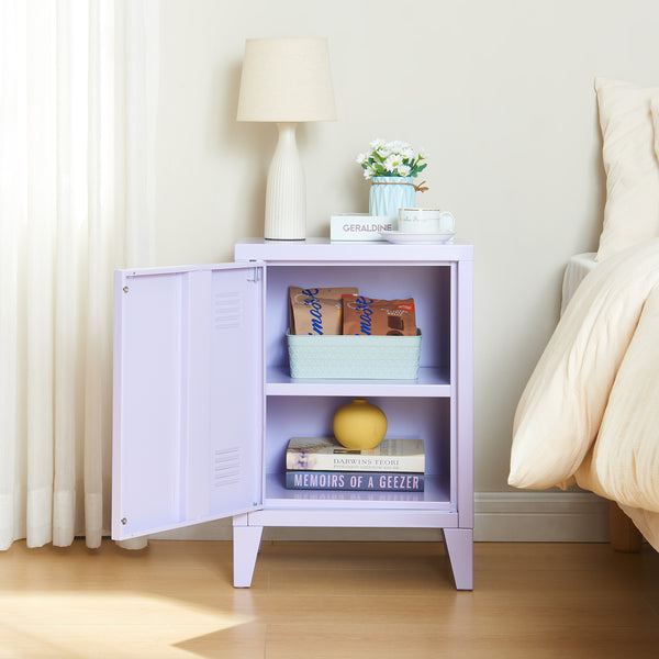 Table de chevet Inari poignée porte à droite 57 x 40 x 30 cm [en.casa]