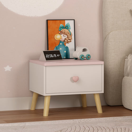 Table de chevet pour enfant Sandnes 31 x 38 x 30 cm [en.casa]