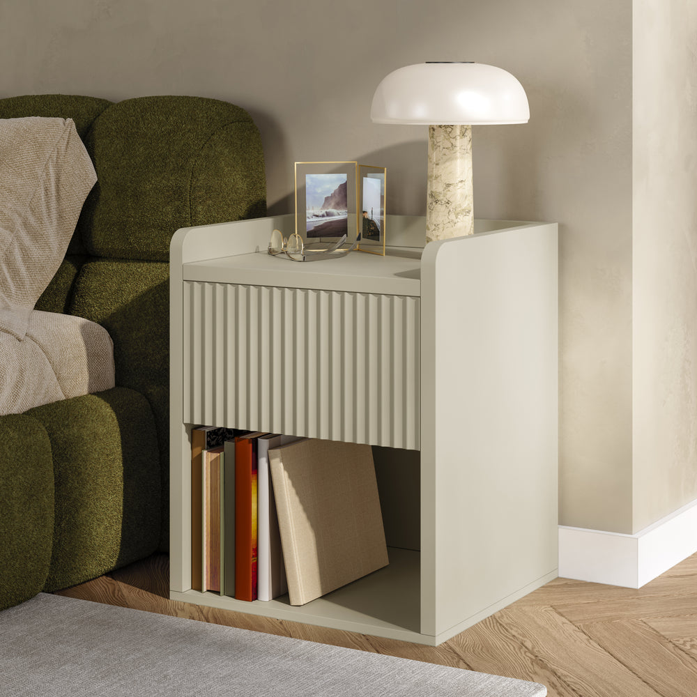 Table de chevet Nand 55 x 45 x 39 cm [en.casa]