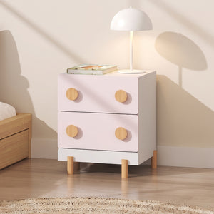 Table de chevet pour enfants Vaarentaa 47x40x35 cm [en.casa]