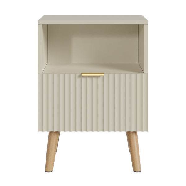 Table de nuit Nand 1 tiroir 1 compartiment [en.casa]