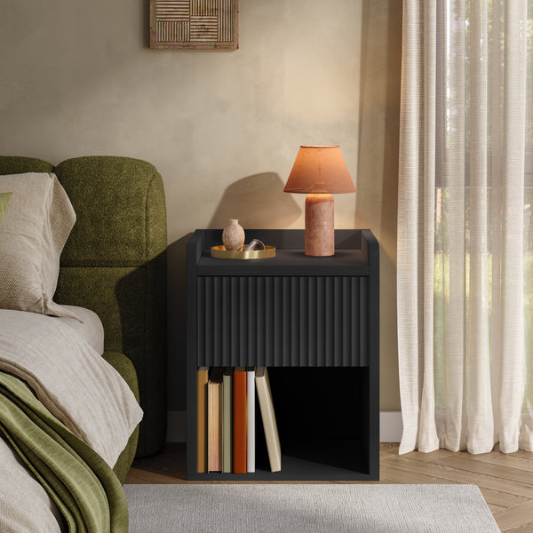 Table de chevet Nand 55 x 45 x 39 cm [en.casa]