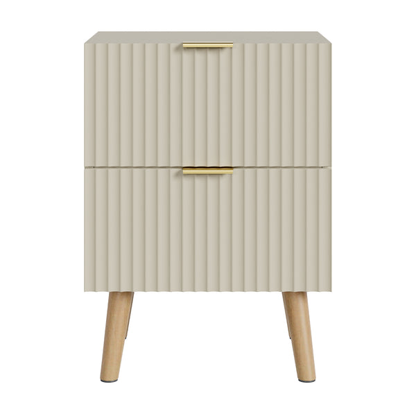 Table de nuit Nand 2 tiroirs [en.casa]