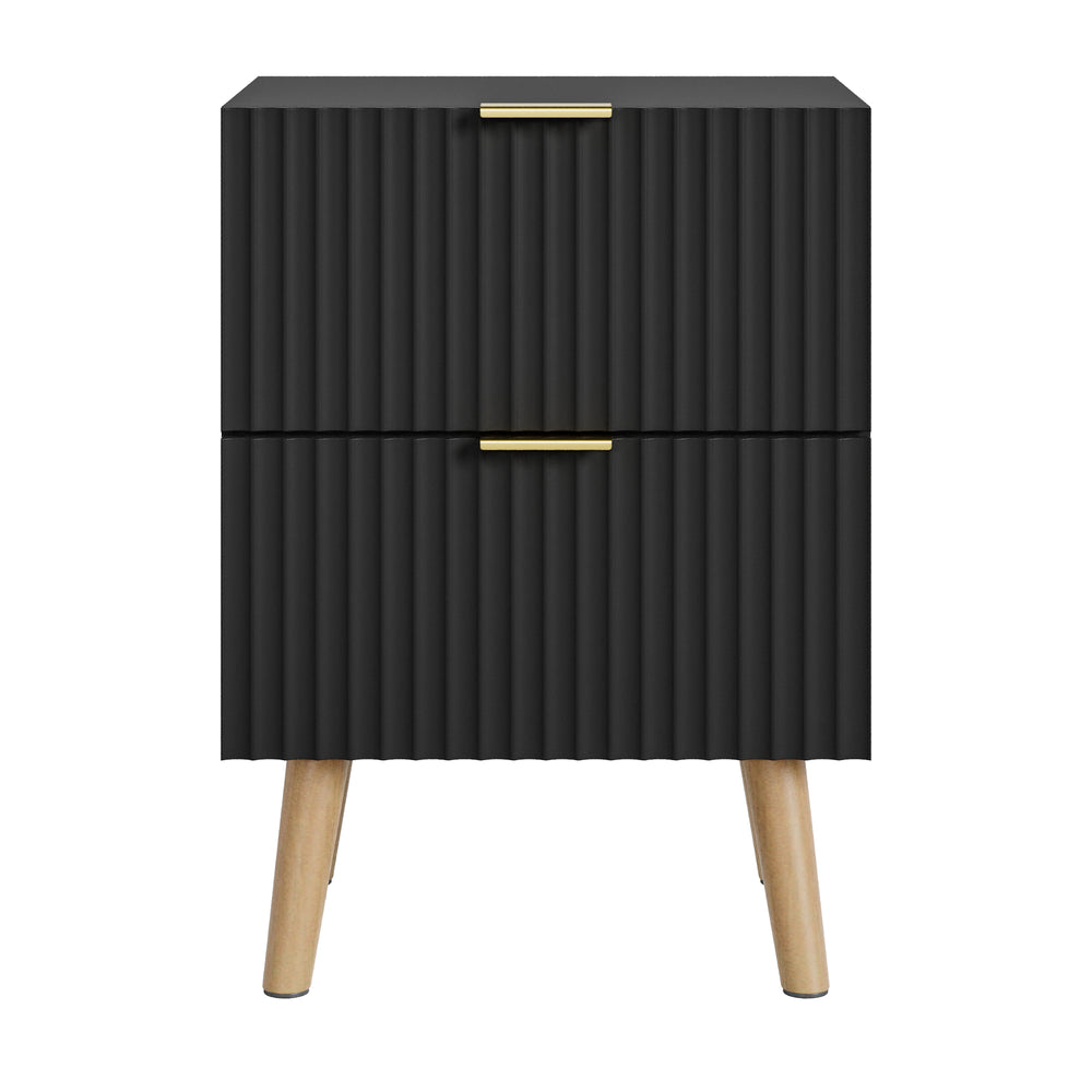 Table de chevet Nand avec 2 tiroirs [en.casa]
