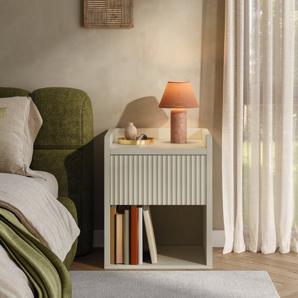 Table de chevet Nand 55 x 45 x 39 cm [en.casa]
