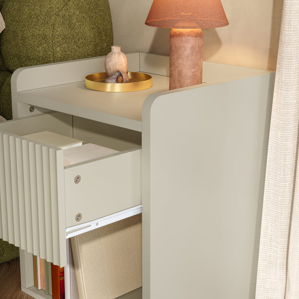 Table de chevet Nand 55 x 45 x 39 cm [en.casa]