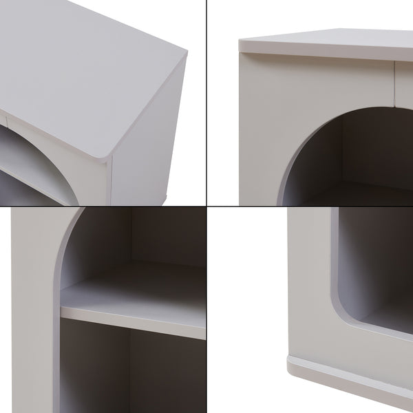 Table de chevet Trorhun 48 x 40 x 30 cm [en.casa]