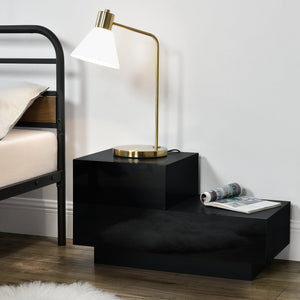 Table de Nuit Sebokeng Petit Tiroir Côté Gauche 38 x 70 x 35 cm [en.casa]