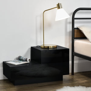 Table de Nuit Sebokeng Petit Tiroir Côté Droite 38 x 70 x 35 cm [en.casa]