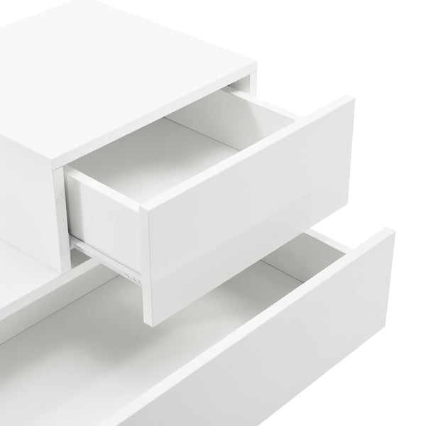 Table d'appoint Sebokeng droite 38x70x35 cm en différentes couleurs en.casa