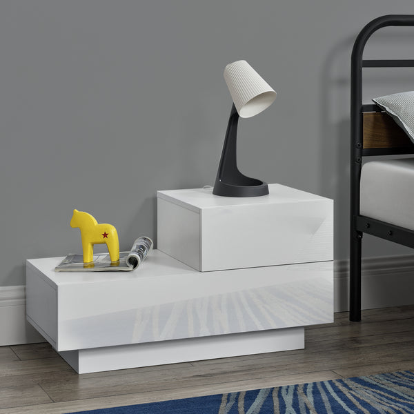 Table d'appoint Sebokeng droite 38x70x35 cm en différentes couleurs en.casa