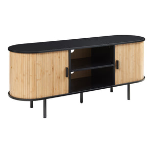 Meuble TV Tvedestrand bamboo 140 x 40 x 55 cm [en.casa]
