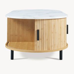 Table basse Tvedestrand 120 x 55 x 40 cm bambou [en.casa]