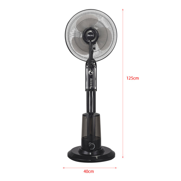 Ventilateur brumisateur Ninove 75W avec brume d'eau in.tec