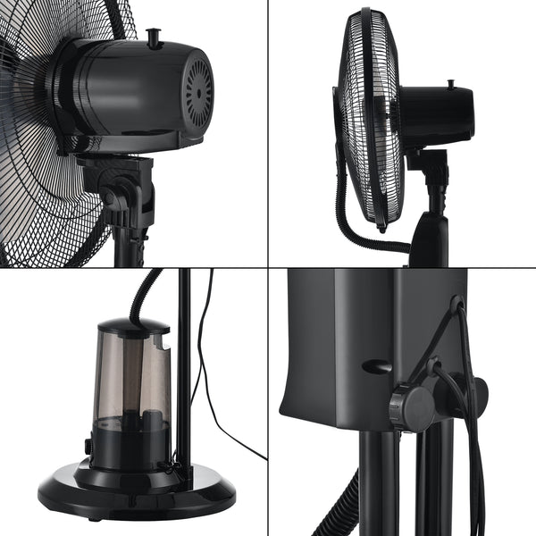 Ventilateur brumisateur Ninove 75W avec brume d'eau in.tec