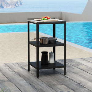 Étagère d'extérieur Bolognano acier 92 x 50 x 50 cm casa.pro