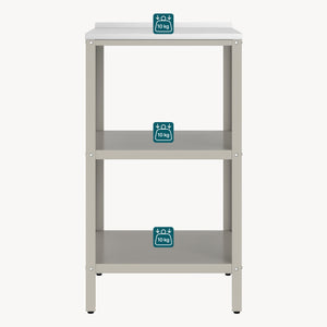 Étagère d'extérieur Bolognano acier 92 x 50 x 50 cm casa.pro