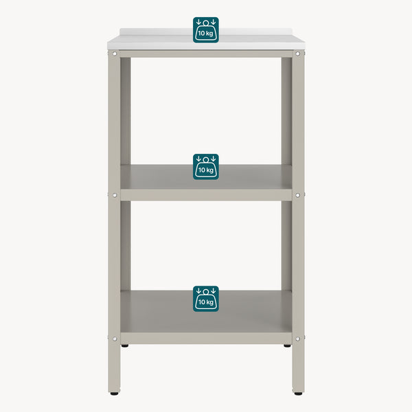Étagère d'extérieur Bolognano acier 92 x 50 x 50 cm casa.pro