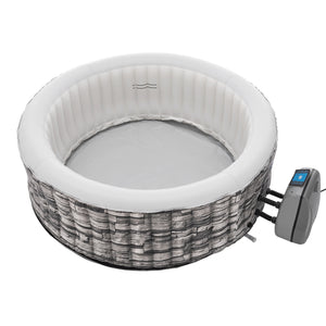 Spa gonflable Carosino aspect pierre gris pro.tec